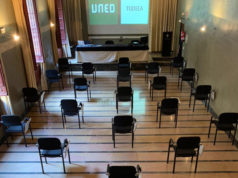 El Salón de Actos de la UNED Tudela, adaptado a la actual situación