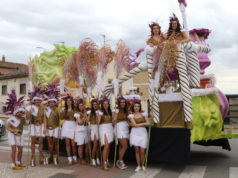 Maleza celestial, premio a la mejor carroza en el carnaval de Villafranca