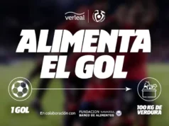 Verleal convertirá cada gol de Osasuna en 100 kilos de verduras para el Banco de Alimentos Campaña Alimenta el Gol de Verleal y Fundación Osasuna