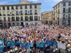 Alrededor de 400 alumnos se movilizan en Tudela por una educación que promueva la igualdad de género