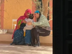 La alumna del CIP ETI María Caballer voluntaria en los campamentos saharauis