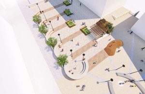 El Ayuntamiento de Tudela y los copropietarios de los garajes de Sancho VII El Fuerte firman un convenio para eliminar barreras arquitectónicas en la plaza