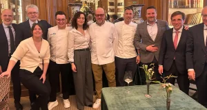 Ayuso y Almeida en la presentación de la Fiesta de la Verdura en Madrid