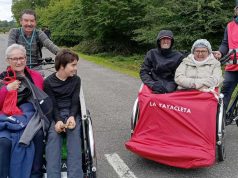 Las yayacletas conquistan Urbasa en una jornada intergeneracional organizada por Biciclistas de Corella yayacletas Urbasa