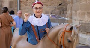 Juan R. Sainz, adiós al zaldiko tudelano zaldiko