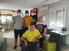 Alumnos del bachillerato de investigación del IES Valle del Ebro analizan la accesibilidad en viviendas adaptadas