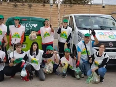 Voluntarios de Amimet limpian las orillas del Ebro de basura Amimet limpia las orillas del ebro