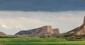 Vista del parque natural de Bardenas Reales de Navarra
