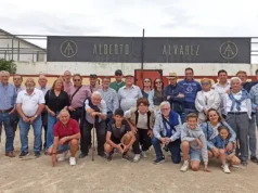El Club Taurino de Tudela visita la ganadería de Alberto Álvarez en Valareña