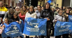 Fustiñana concentración urgencias