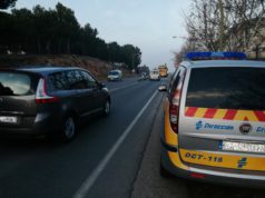 Continúa la campaña de control de velocidad en las vías urbanas de Tudela