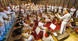 La Novena de Santa Ana vuelve a poner himno a la fiesta en Tudela