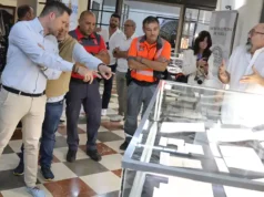 La historia de la Policía Local de Tudela sale de la comisaría y llega al Palacio Marqués de Huarte