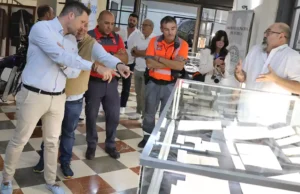 La historia de la Policía Local de Tudela sale de la comisaría y llega al Palacio Marqués de Huarte