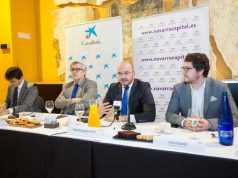 El presidente de los jóvenes empresarios en Tudela Fermin Albadalejo en Tudela