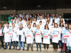 Los médicos del área de salud de Tudela secundan una nueva jornada de huelga