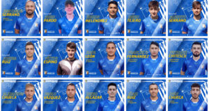 Los jugadores del C.D. Novallas