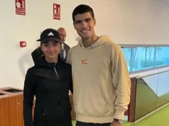 La tenista María Trujillo