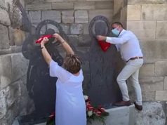 Los vecinos de Fustiñana estrenan unas preciosas esculturas de los patronos San Justo y Pastor