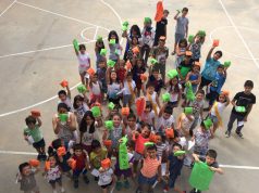El colegio de Monteagudo recibe bocadilleros reciclables de manos de CPAEN