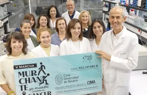 Murchante convierte su marcha contra el cáncer en más de 23.000 euros para investigar nuevas vacunas