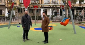 reforma del parque infantil del Paseo de Invierno