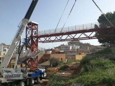 La obra del ascensor de Torre Monreal continúa avanzando