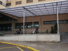 Nueva marquesina en el Hospital de Tudela