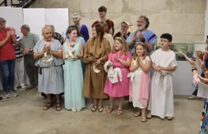 Cascante revive su pasado romano con el estreno de la comedia “Bene Merenti Fecit. ¿Quién va a cargar con el muerto?”