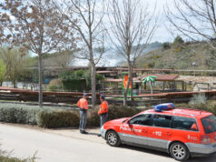 Simulacro del plan de emergencias en Sendaviva Sendaviva