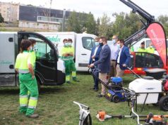 El servicio de jardinería del Ayuntamiento de Tudela presenta los nuevos vehículos cero emisiones 100% eléctricos