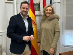 El alcalde de Tudela se reúne con la alcaldesa de Calahorra Encuentro Tudela Calahorra