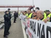 Ribaforada se convierte en el epicentro de las reivindicaciones del transporte navarro