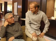 David Trueba y Fernando Ramallo reciben el cariño de Tudela 30 años después de ‘La buena vida’