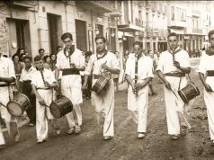 Una exposición repasa la historia del txistu en Tudela txistu-tudela