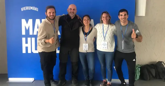 Unai Azcárate en el encuentro internacional sobre sostenibilidad y deporte