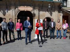 Uxue Barkos reitera en Tudela su defensa del tren de alta velocidad y el canal de Navarra