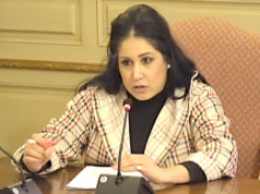 Verónica Gormedino interviene en el pleno del ayuntamiento de Tudela